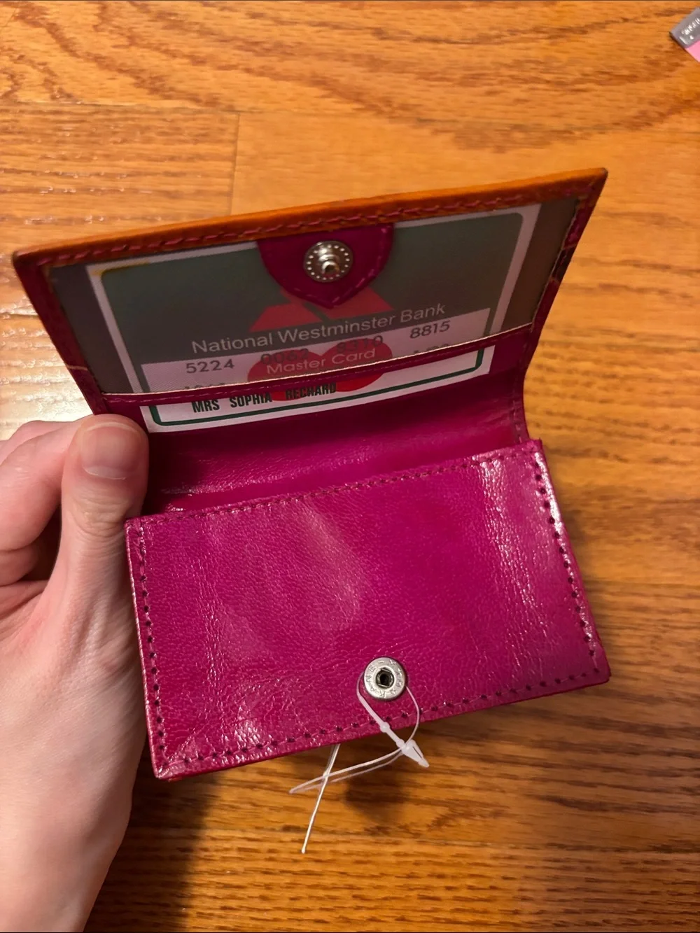 NEW Colorful Camel Cardholder Snap Button Wallet Pink Orange Purple Green Gift